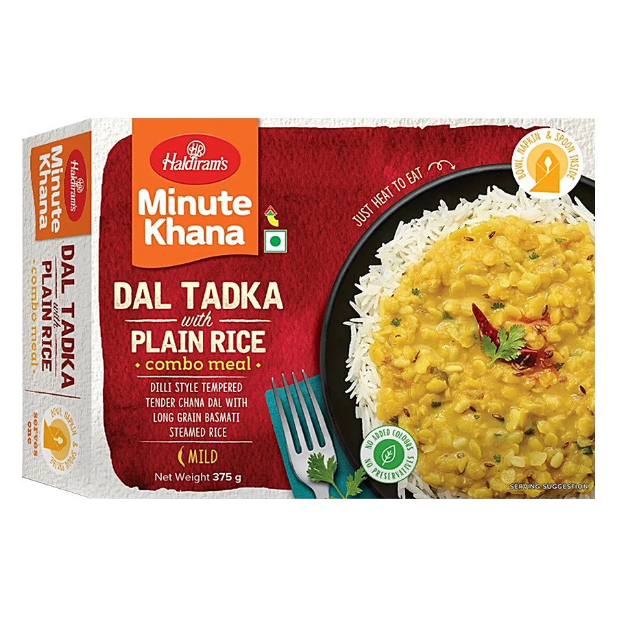 Haldiram's Minute Khana Dal Tadka with Plain Rice